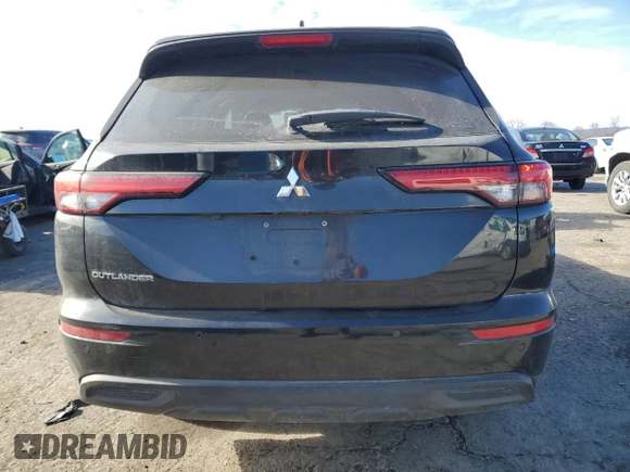 2022 Mitsubishi Outlander ES with VIN JA4J4TA88NZ040547, listed as a Copart auction lot 42931995 with 0 mi miles and Salvage Title. Bid and sale history available at carsss.com. Image 6.