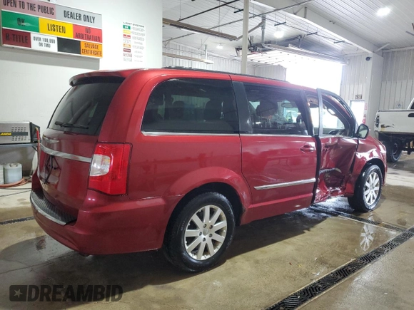 2014 Chrysler Town & Country Touring z VIN 2C4RC1BG3ER372430, wystawiony jako Copart lot #58757545 z przebiegiem 139 909 mil mil oraz Szkoda całkowita • Salvage title. Historia ofert i sprzedaży dostępna na DreamBid. Obrazek 3.
