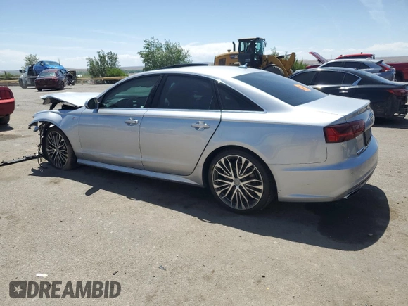 2016 Audi A6 Prestige with VIN WAUHGAFC1GN129672, listed as a Copart auction lot 58432025 with 62,484 mi miles and Salvage title. Bid and sale history available at DreamBid. Image 2.