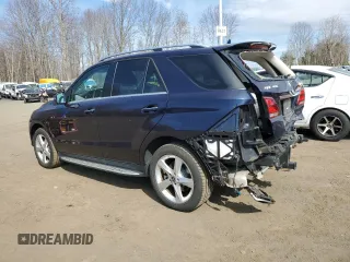 2019 Mercedes-Benz GLE 400 with VIN 4JGDA5GB9KB215933, listed as a Copart auction lot 50123975 with 104,703 mi miles and Salvage title. Bid and sale history available at DreamBid. Image 2.