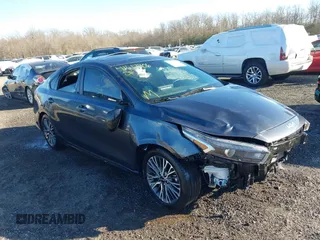2023 Kia Forte GT-Line with VIN 3KPF54AD8PE529301, listed as a IAAI auction lot 41617906 with 24,856 mi miles. Bid and sale history available at carsss.com. Image 1.