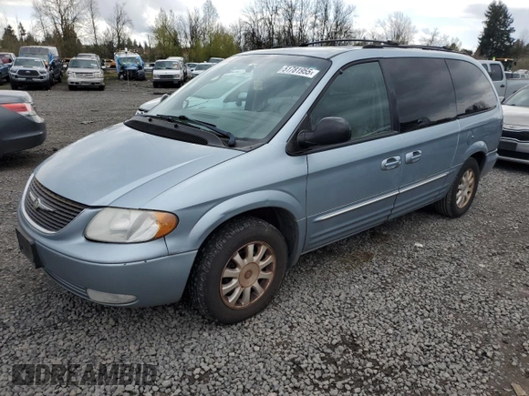 2003 Chrysler Town & Country LXi with VIN 2C8GP54L93R127334, listed as a Copart auction lot 51781955 with 256,353 mi miles and Salvage Title. Bid and sale history available at carsss.com. Image 1.
