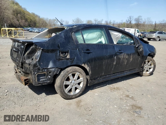 2010 Nissan Sentra SR with VIN 3N1AB6AP4AL695944, listed as a Copart auction lot 54249895 with Not Provided miles and Salvage Title. Bid and sale history available at DreamBid. Image 3.