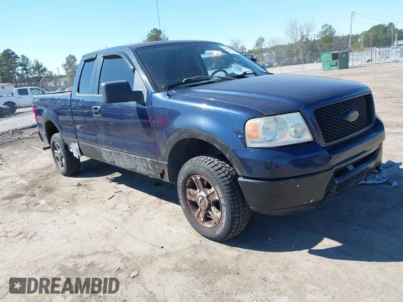 2006 Ford F-150 STX with VIN 1FTRX14W36NB57928, listed as a IAAI auction lot 41704722 with 145,855 mi miles. Bid and sale history available at carsss.com. Image 1.