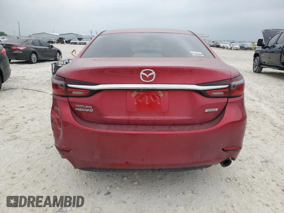 2018 Mazda Mazda6 Touring with VIN JM1GL1VM0J1315691, listed as a Copart auction lot 51762115 with 80,100 mi miles and Salvage Title. Bid and sale history available at carsss.com. Image 6.