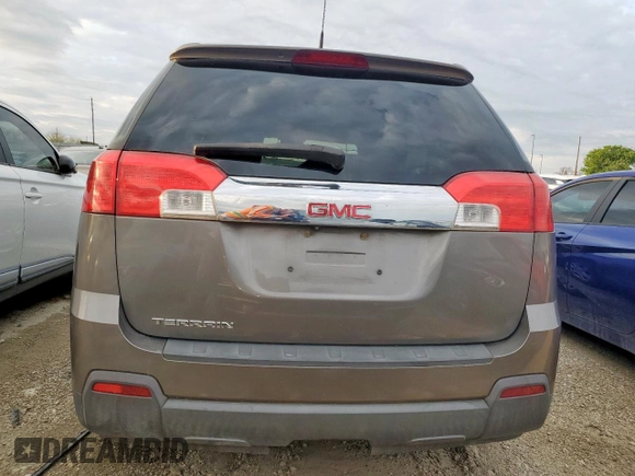 2010 GMC Terrain SLE-2 with VIN 2CTALDEW0A6239335, listed as a Copart auction lot 48861855 with 176,858 mi miles and Salvage Title. Bid and sale history available at carsss.com. Image 6.