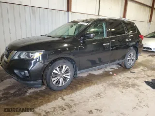 2017 Nissan Pathfinder S with VIN 5N1DR2MM2HC695314, listed as a Copart auction lot 50187525 with 101,088 mi miles and Salvage Title. Bid and sale history available at carsss.com. Image 1.