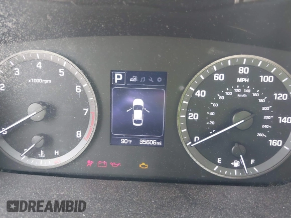 2017 Hyundai Sonata 2.4L with VIN 5NPE24AF2HH544508, listed as a IAAI auction lot 41962118 with 35,606 mi miles and . Bid and sale history available at carsss.com. Image 7.