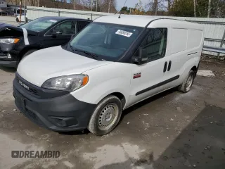 2020 Ram ProMaster City Cargo Van Tradesman with VIN ZFBHRFAB1L6P33450, listed as a Copart auction lot 46690255 with 107,054 mi miles and Salvage Title. Bid and sale history available at carsss.com. Image 1.