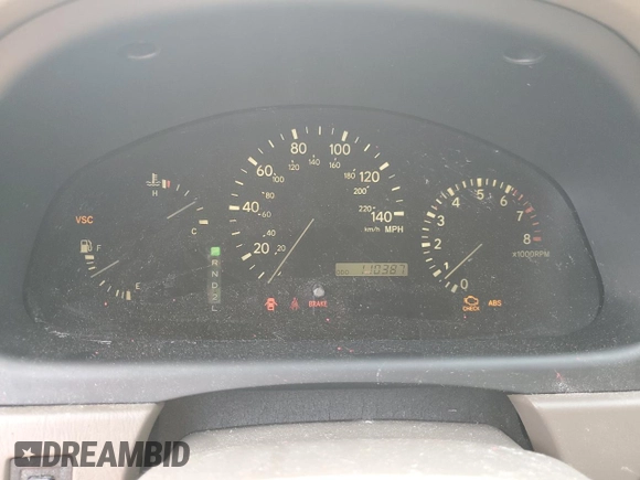 2003 Lexus RX 300 with VIN JTJHF10UX30293787, listed as a Copart auction lot 59606515 with 110,387 mi miles and Salvage title. Bid and sale history available at DreamBid. Image 9.