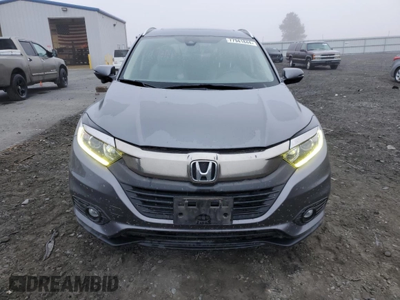 2019 Honda HR-V EX-L with VIN 3CZRU6H79KM703378, listed as a Copart auction lot 77941844 with 92,839 mi miles and Salvage Title. Bid and sale history available at carsss.com. Image 5.