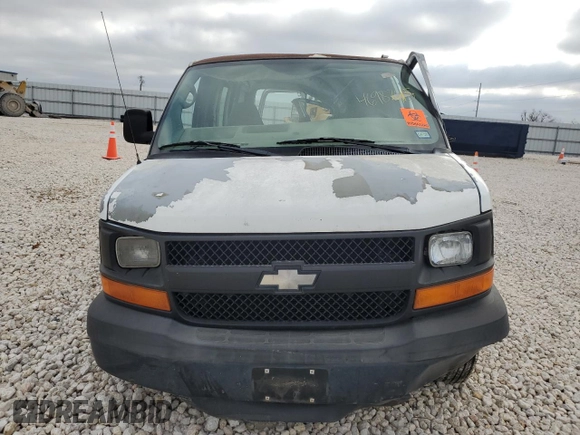 2008 Chevrolet Express Cargo Van with VIN 1GCGG25C881138805, listed as a Copart auction lot 46987615 with 0 mi miles and Non Repairable. Bid and sale history available at carsss.com. Image 5.