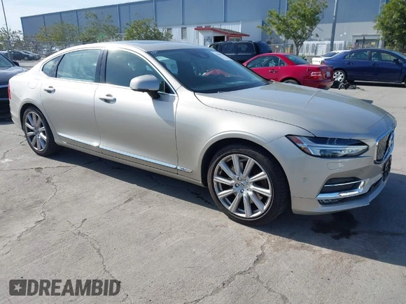 2018 Volvo S90 Inscription z VIN LVY992MLXJP004376, wystawiony jako IAAI lot #41850741 z przebiegiem 50 164 mil mil oraz . Historia ofert i sprzedaży dostępna na DreamBid. Obrazek 1.