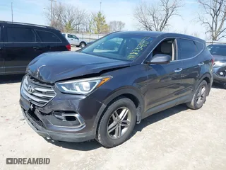 2017 Hyundai Santa Fe Sport 2.4L with VIN 5XYZTDLBXHG493145, listed as a IAAI auction lot 41833480 with NaN miles. Bid and sale history available at carsss.com. Image 17.