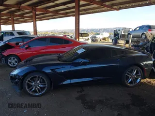 2014 Chevrolet Corvette Z51 3LT with VIN 1G1YL2D70E5104908, listed as a IAAI auction lot 41382006 with 133,341 mi miles and . Bid and sale history available at DreamBid. Image 15.
