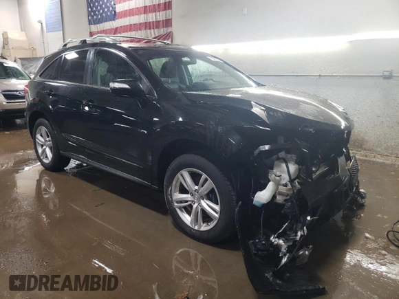 2015 Acura RDX Tech Pkg with VIN 5J8TB4H52FL020404, listed as a Copart auction lot 45282205 with 145,749 mi miles and Salvage Title. Bid and sale history available at carsss.com. Image 4.