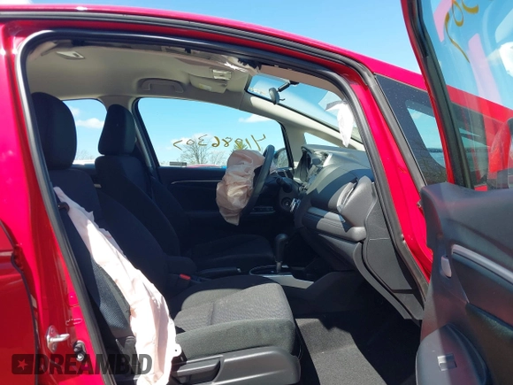 2019 Honda Fit LX with VIN 3HGGK5H45KM744420, listed as a IAAI auction lot 41986307 with 18,285 mi miles. Bid and sale history available at carsss.com. Image 5.