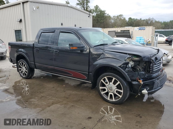 2010 Ford F-150 with VIN 1FTEW1CV0AFB54367, listed as a Copart auction lot 78797254 with 220,357 mi miles and Salvage title. Bid and sale history available at DreamBid. Image 4.
