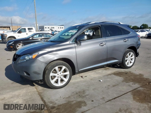2012 Lexus RX 350 with VIN 2T2ZK1BA7CC072588, listed as a Copart auction lot 62834435 with 161,376 mi miles and Clean title. Bid and sale history available at DreamBid. Image 1.