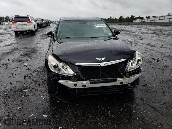 2013 Hyundai Genesis 3.8L with VIN KMHGC4DD6DU220845, listed as a Copart auction lot 71962964 with 106,762 mi miles and Salvage Title. Bid and sale history available at carsss.com. Image 11.