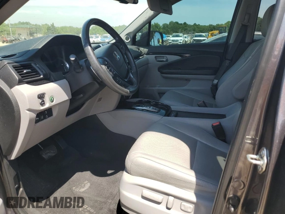 2018 Honda Pilot Elite with VIN 5FNYF6H06JB055564, listed as a Copart auction lot 57170465 with Not provided miles and Salvage title. Bid and sale history available at DreamBid. Image 7.