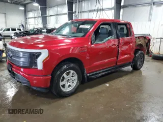 2022 Ford F-150 Lightning Pro с VIN 1FT6W1EV1NWG01280, выставлен на аукционе Copart как лот 58485715 с пробегом 42 302 миль миль и Списание • Salvage title. История ставок и продаж доступна на DreamBid. Изображение 1.