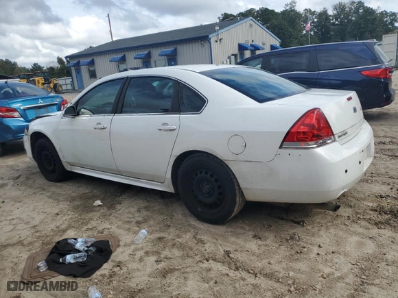 2012 Chevrolet Impala Police Police with VIN 2G1WD5E38C1306184, listed as a Copart auction lot 79396854 with 0 mi miles and Salvage Title. Bid and sale history available at carsss.com. Image 2.