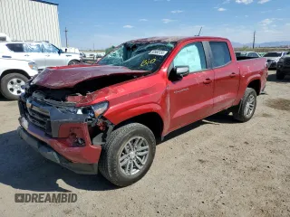 2023 Chevrolet Colorado 2WD LT z VIN 1GCPSCEK7P1199279, wystawiony jako Copart lot #50560155 z przebiegiem 25 320 mil mil oraz Szkoda całkowita • Salvage title. Historia ofert i sprzedaży dostępna na DreamBid. Obrazek 1.
