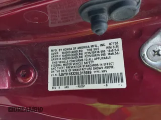2008 Honda Element LX with VIN 5J6YH18328L015989, listed as a IAAI auction lot 41580440 with 154,715 mi miles and . Bid and sale history available at DreamBid. Image 9.