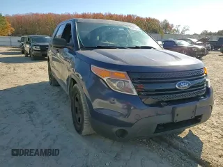 2014 Ford Utility Police Interceptor with VIN 1FM5K8AR1EGB96343, listed as a Copart auction lot 82013164 with 171,240 mi miles and Salvage Title. Bid and sale history available at carsss.com. Image 12.
