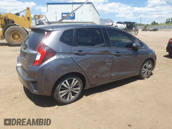 2017 Honda Fit EX with VIN 3HGGK5G72HM703246, listed as a Copart auction lot 59188525 with 75,207 mi miles and Salvage title. Bid and sale history available at DreamBid. Image 3.