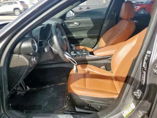 2022 Alfa Romeo Giulia Veloce with VIN ZARFAMBN5N7663737, listed as a Copart auction lot 49348295 with 18,709 mi miles and Salvage Title. Bid and sale history available at carsss.com. Image 7.