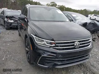 2022 Volkswagen Tiguan SEL R-Line with VIN 3VV4B7AX0NM177167, listed as a IAAI auction lot 41244023 with 16,312 mi miles. Bid and sale history available at carsss.com. Image 1.