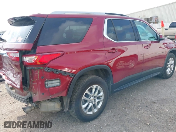 2018 Chevrolet Traverse LT Cloth with VIN 1GNERGKW1JJ137568, listed as a IAAI auction lot 42421403 with 110,413 mi miles and . Bid and sale history available at DreamBid. Image 4.