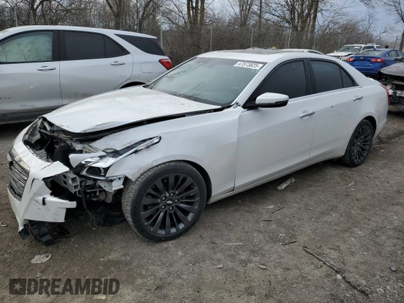 2017 Cadillac CTS Luxury AWD z VIN 1G6AX5SX8H0159662, wystawiony jako Copart lot #47573825 z przebiegiem 51 264 mil mil oraz Szkoda całkowita • Salvage title. Historia ofert i sprzedaży dostępna na DreamBid. Obrazek 1.