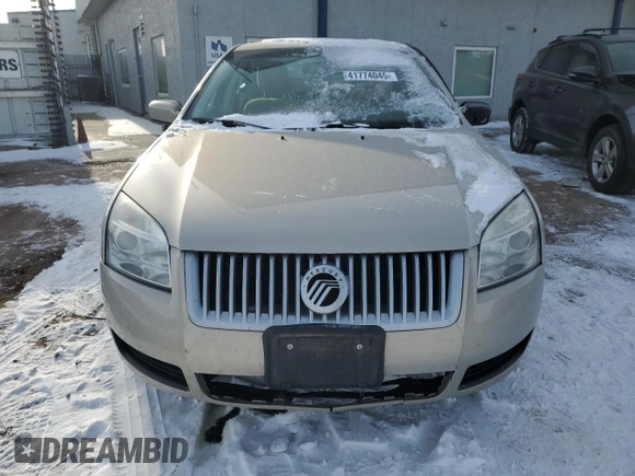 2009 Mercury Milan with VIN 3MEHM07Z49R616307, listed as a Copart auction lot 41774045 with 83,552 mi miles and Salvage Title. Bid and sale history available at DreamBid. Image 5.