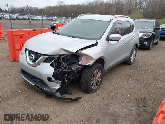 2014 Nissan Rogue SV with VIN 5N1AT2MT8EC789902, listed as a IAAI auction lot 42060459 with 192,004 mi miles and . Bid and sale history available at DreamBid. Image 2.