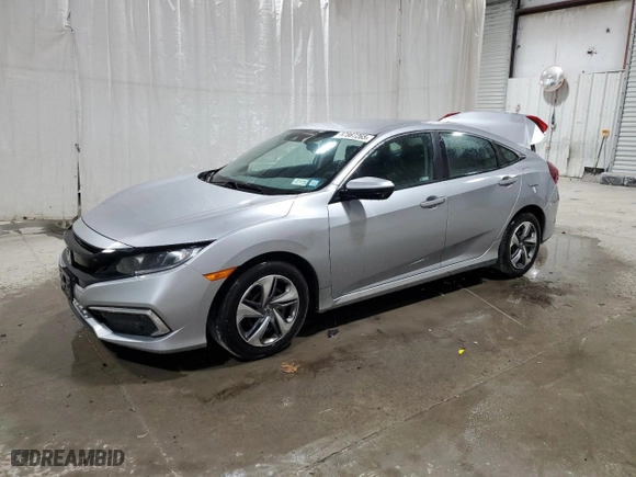 2019 Honda Civic Sedan LX with VIN 2HGFC2F69KH581653, listed as a Copart auction lot 87867265 with 101,353 mi miles and Salvage Title. Bid and sale history available at carsss.com. Image 1.