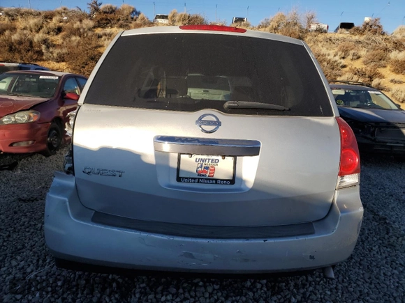 2008 Nissan Quest with VIN 5N1BV28U78N109367, listed as a Copart auction lot 84481304 with 116,823 mi miles and Salvage Title. Bid and sale history available at carsss.com. Image 6.