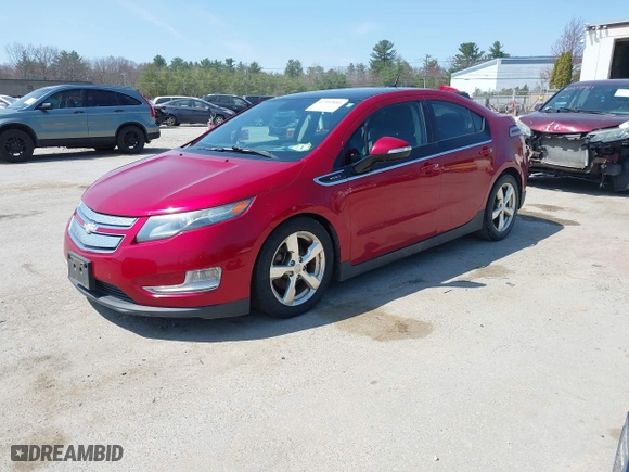 2012 Chevrolet Volt with VIN 1G1RB6E48CU100885, listed as a IAAI auction lot 42060886 with 141,958 mi miles. Bid and sale history available at carsss.com. Image 2.