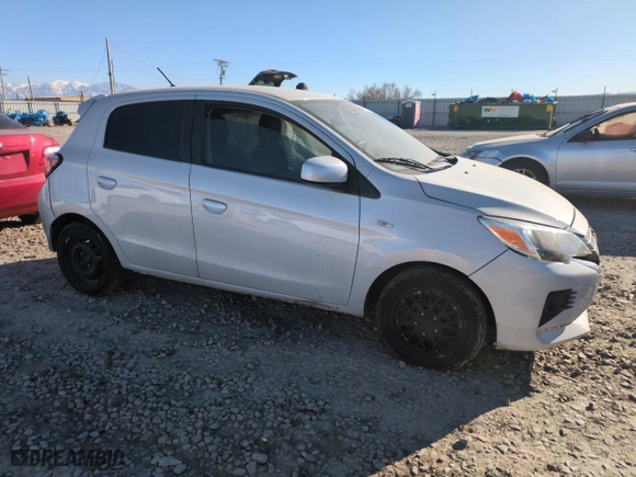 2022 Mitsubishi Mirage ES with VIN ML32AUHJ7NH008702, listed as a Copart auction lot 41927095 with 48,532 mi miles and Salvage Title. Bid and sale history available at carsss.com. Image 4.