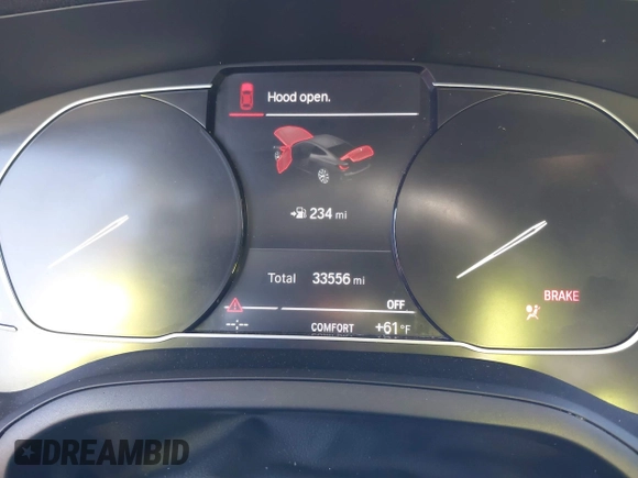 2021 BMW 4 Series 430i with VIN WBA53AP06MCG36919, listed as a IAAI auction lot 41863554 with 33,556 mi miles and . Bid and sale history available at DreamBid. Image 7.