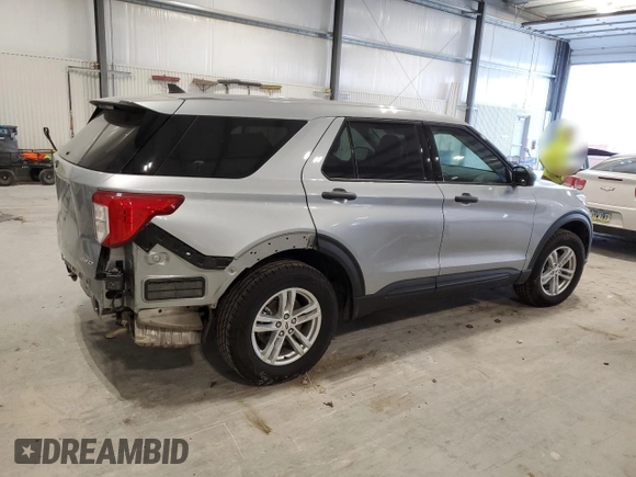 2023 Ford Explorer with VIN 1FMSK8BH5PGA42374, listed as a Copart auction lot 82211334 with 67,243 mi miles and Salvage title. Bid and sale history available at DreamBid. Image 3.