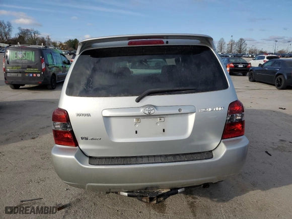 2004 Toyota Highlander with VIN JTEEP21A840064681, listed as a Copart auction lot 49852015 with 203,189 mi miles and Salvage Title. Bid and sale history available at carsss.com. Image 6.
