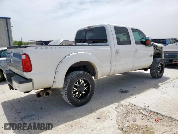 2016 Ford F-250 Lariat with VIN 1FT7W2BT2GEB75752, listed as a Copart auction lot 56924005 with 132,585 mi miles and Salvage title. Bid and sale history available at DreamBid. Image 3.