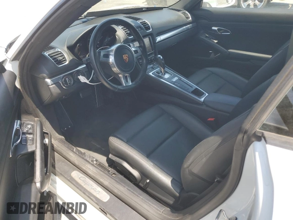 2015 Porsche Cayman with VIN WP0AA2A81FK160807, listed as a Copart auction lot 53611305 with 60,866 mi miles and Salvage Title. Bid and sale history available at DreamBid. Image 8.