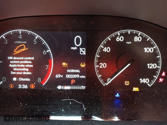 2025 Honda CR-V EX with VIN 2HKRS4H46SH453187, listed as a IAAI auction lot 42210261 with 3,399 mi miles and . Bid and sale history available at DreamBid. Image 15.