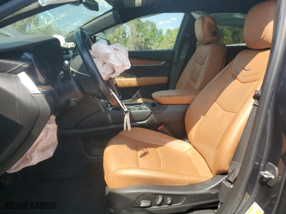 2020 Cadillac XT5 Premium Luxury FWD with VIN 1GYKNCRS7LZ163383, listed as a Copart auction lot 47839595 with 47,103 mi miles and Salvage Title. Bid and sale history available at carsss.com. Image 7.