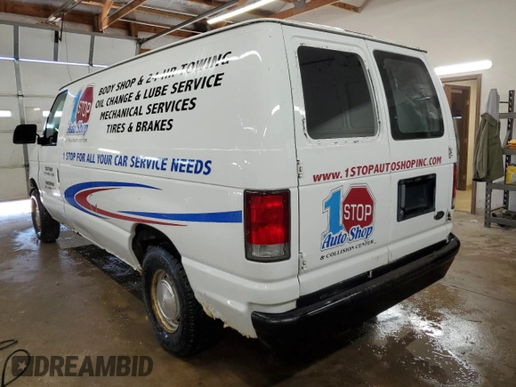 1998 Ford Econoline Cargo with VIN 1FTRE1422WHB42788, listed as a Copart auction lot 44132265 with 164,029 mi miles and Salvage Title. Bid and sale history available at carsss.com. Image 2.