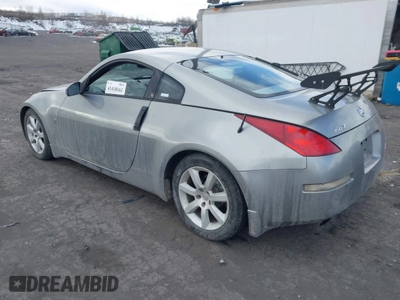 2005 Nissan 350Z Touring with VIN JN1AZ34E85M652465, listed as a IAAI auction lot 41418161 with 153,099 mi miles. Bid and sale history available at carsss.com. Image 3.